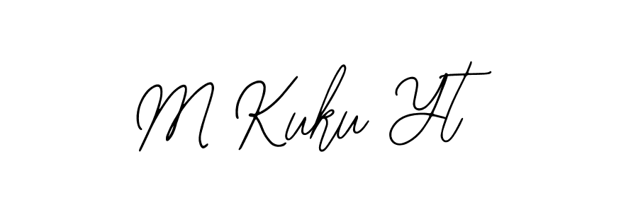 if you are searching for the best signature style for your name M Kuku Yt. so please give up your signature search. here we have designed multiple signature styles  using Bearetta-2O07w. M Kuku Yt signature style 12 images and pictures png