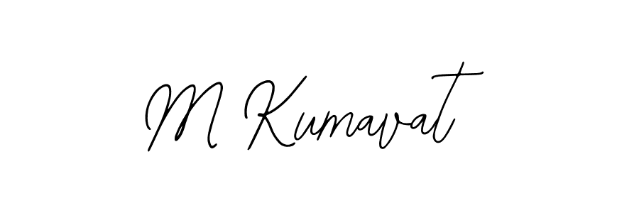 Make a beautiful signature design for name M Kumavat. With this signature (Bearetta-2O07w) style, you can create a handwritten signature for free. M Kumavat signature style 12 images and pictures png