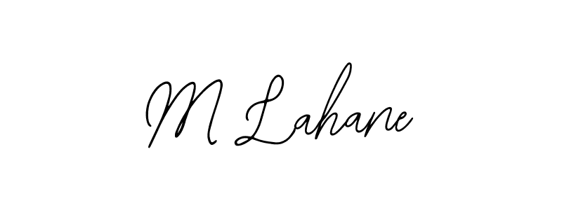 M Lahane stylish signature style. Best Handwritten Sign (Bearetta-2O07w) for my name. Handwritten Signature Collection Ideas for my name M Lahane. M Lahane signature style 12 images and pictures png