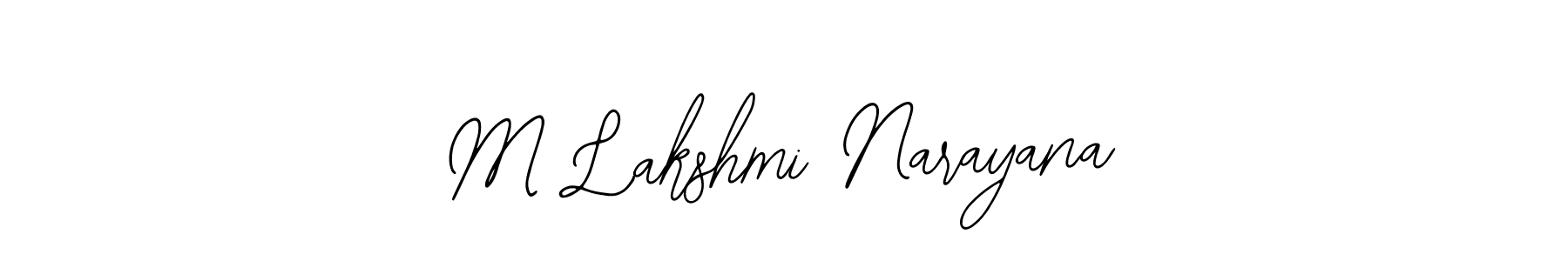 Make a beautiful signature design for name M Lakshmi Narayana. With this signature (Bearetta-2O07w) style, you can create a handwritten signature for free. M Lakshmi Narayana signature style 12 images and pictures png