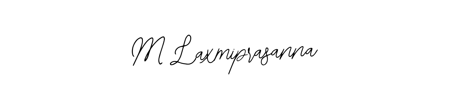 Similarly Bearetta-2O07w is the best handwritten signature design. Signature creator online .You can use it as an online autograph creator for name M Laxmiprasanna. M Laxmiprasanna signature style 12 images and pictures png