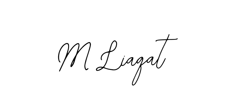 M Liaqat stylish signature style. Best Handwritten Sign (Bearetta-2O07w) for my name. Handwritten Signature Collection Ideas for my name M Liaqat. M Liaqat signature style 12 images and pictures png