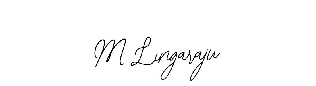 Use a signature maker to create a handwritten signature online. With this signature software, you can design (Bearetta-2O07w) your own signature for name M Lingaraju. M Lingaraju signature style 12 images and pictures png