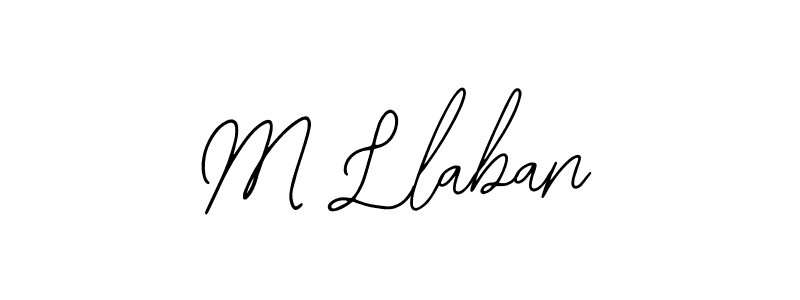 Also You can easily find your signature by using the search form. We will create M Llaban name handwritten signature images for you free of cost using Bearetta-2O07w sign style. M Llaban signature style 12 images and pictures png