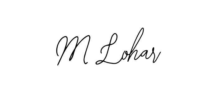 Make a beautiful signature design for name M Lohar. Use this online signature maker to create a handwritten signature for free. M Lohar signature style 12 images and pictures png