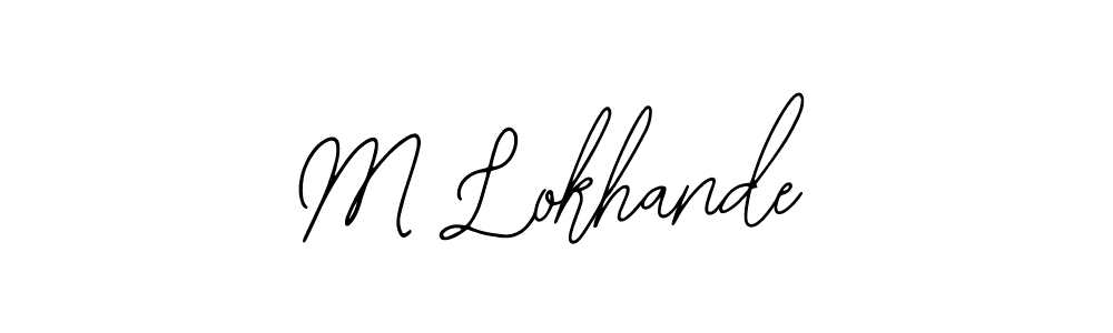 Make a beautiful signature design for name M Lokhande. Use this online signature maker to create a handwritten signature for free. M Lokhande signature style 12 images and pictures png