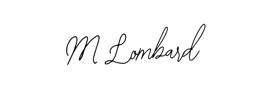 How to make M Lombard signature? Bearetta-2O07w is a professional autograph style. Create handwritten signature for M Lombard name. M Lombard signature style 12 images and pictures png