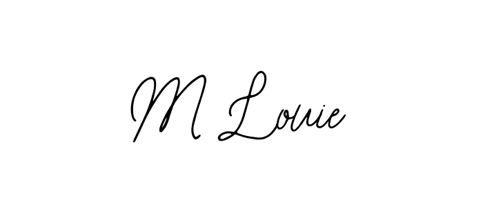 Best and Professional Signature Style for M Louie. Bearetta-2O07w Best Signature Style Collection. M Louie signature style 12 images and pictures png