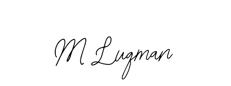 This is the best signature style for the M Luqman name. Also you like these signature font (Bearetta-2O07w). Mix name signature. M Luqman signature style 12 images and pictures png