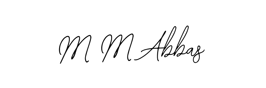 Similarly Bearetta-2O07w is the best handwritten signature design. Signature creator online .You can use it as an online autograph creator for name M M Abbas. M M Abbas signature style 12 images and pictures png