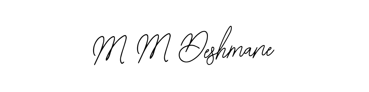 How to Draw M M Deshmane signature style? Bearetta-2O07w is a latest design signature styles for name M M Deshmane. M M Deshmane signature style 12 images and pictures png