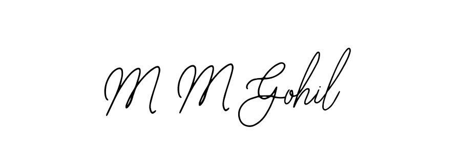 Best and Professional Signature Style for M M Gohil. Bearetta-2O07w Best Signature Style Collection. M M Gohil signature style 12 images and pictures png