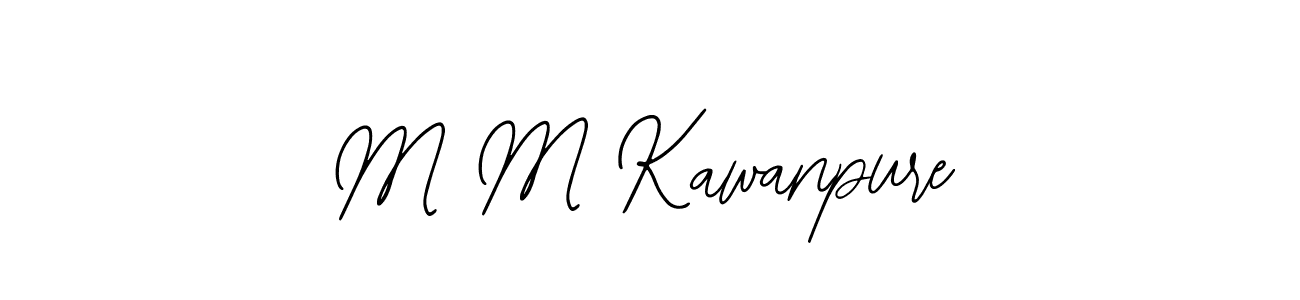 M M Kawanpure stylish signature style. Best Handwritten Sign (Bearetta-2O07w) for my name. Handwritten Signature Collection Ideas for my name M M Kawanpure. M M Kawanpure signature style 12 images and pictures png