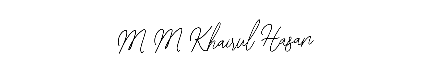 This is the best signature style for the M M Khairul Hasan name. Also you like these signature font (Bearetta-2O07w). Mix name signature. M M Khairul Hasan signature style 12 images and pictures png