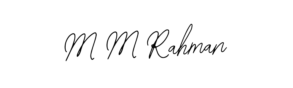 if you are searching for the best signature style for your name M M Rahman. so please give up your signature search. here we have designed multiple signature styles  using Bearetta-2O07w. M M Rahman signature style 12 images and pictures png