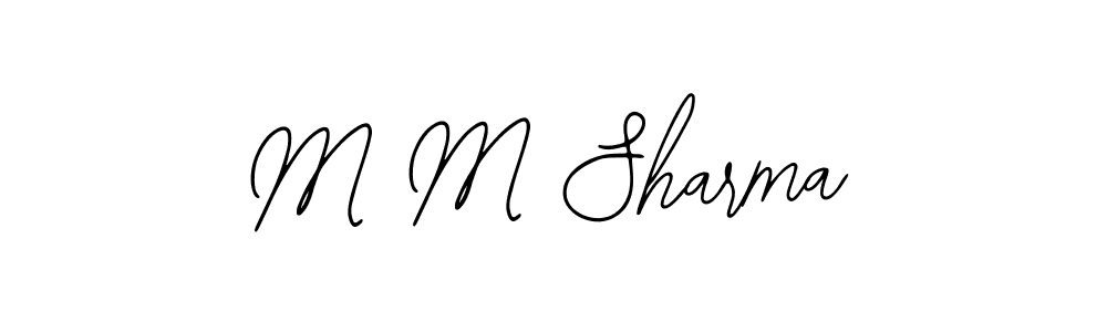 Make a beautiful signature design for name M M Sharma. Use this online signature maker to create a handwritten signature for free. M M Sharma signature style 12 images and pictures png