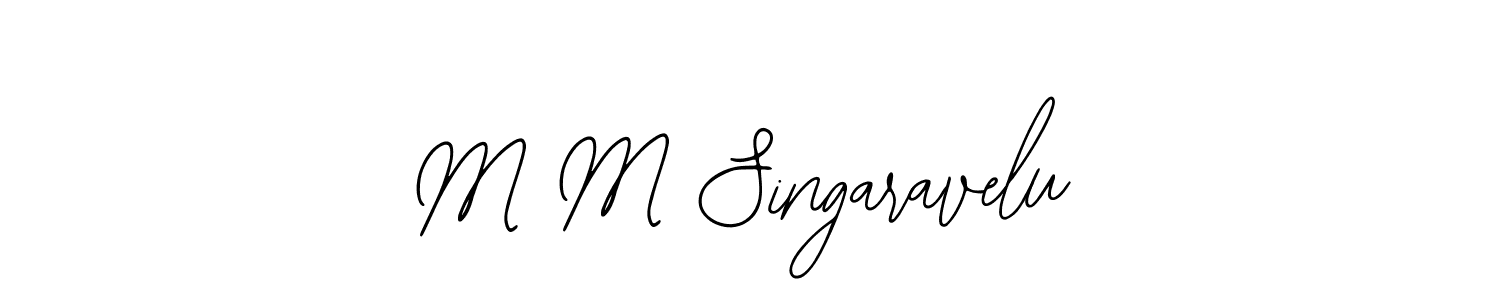 It looks lik you need a new signature style for name M M Singaravelu. Design unique handwritten (Bearetta-2O07w) signature with our free signature maker in just a few clicks. M M Singaravelu signature style 12 images and pictures png