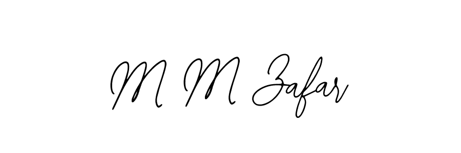 Create a beautiful signature design for name M M Zafar. With this signature (Bearetta-2O07w) fonts, you can make a handwritten signature for free. M M Zafar signature style 12 images and pictures png