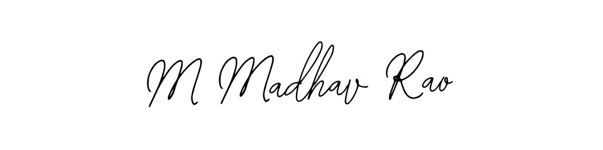 M Madhav Rao stylish signature style. Best Handwritten Sign (Bearetta-2O07w) for my name. Handwritten Signature Collection Ideas for my name M Madhav Rao. M Madhav Rao signature style 12 images and pictures png