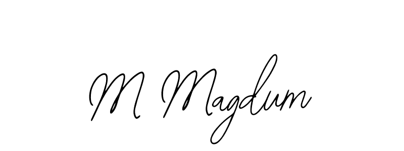 M Magdum stylish signature style. Best Handwritten Sign (Bearetta-2O07w) for my name. Handwritten Signature Collection Ideas for my name M Magdum. M Magdum signature style 12 images and pictures png