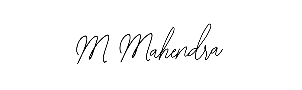 Make a beautiful signature design for name M Mahendra. With this signature (Bearetta-2O07w) style, you can create a handwritten signature for free. M Mahendra signature style 12 images and pictures png