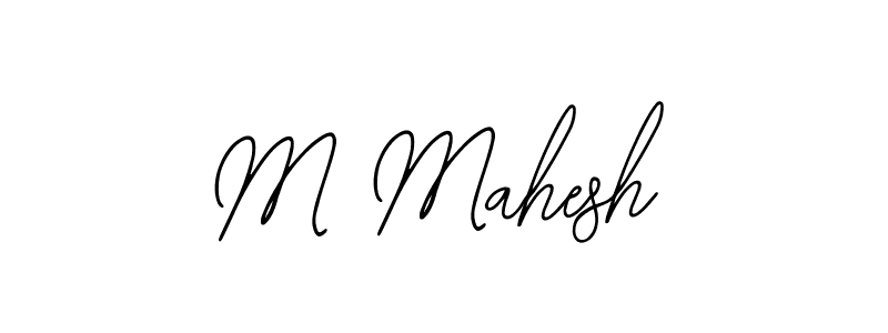 How to Draw M Mahesh signature style? Bearetta-2O07w is a latest design signature styles for name M Mahesh. M Mahesh signature style 12 images and pictures png