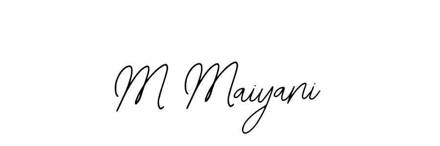 Make a beautiful signature design for name M Maiyani. Use this online signature maker to create a handwritten signature for free. M Maiyani signature style 12 images and pictures png