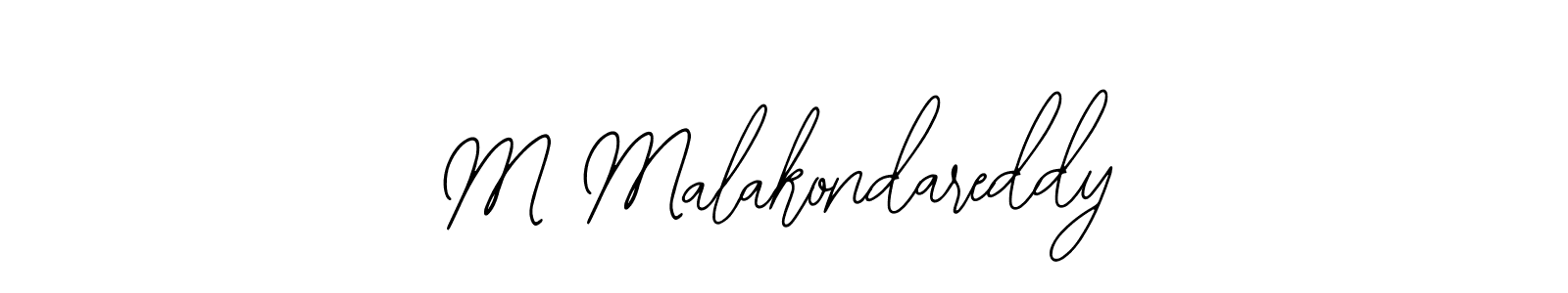Use a signature maker to create a handwritten signature online. With this signature software, you can design (Bearetta-2O07w) your own signature for name M Malakondareddy. M Malakondareddy signature style 12 images and pictures png
