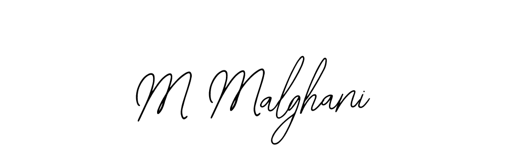 Similarly Bearetta-2O07w is the best handwritten signature design. Signature creator online .You can use it as an online autograph creator for name M Malghani. M Malghani signature style 12 images and pictures png