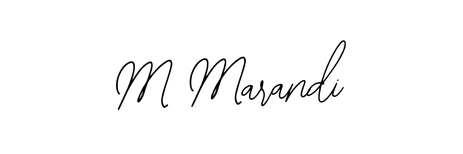 Make a beautiful signature design for name M Marandi. With this signature (Bearetta-2O07w) style, you can create a handwritten signature for free. M Marandi signature style 12 images and pictures png