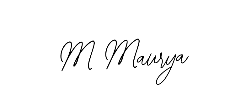 Best and Professional Signature Style for M Maurya. Bearetta-2O07w Best Signature Style Collection. M Maurya signature style 12 images and pictures png