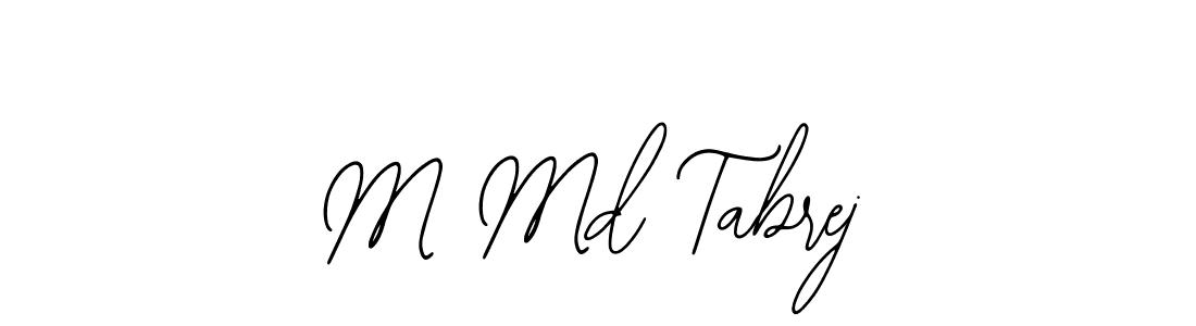 Create a beautiful signature design for name M Md Tabrej. With this signature (Bearetta-2O07w) fonts, you can make a handwritten signature for free. M Md Tabrej signature style 12 images and pictures png