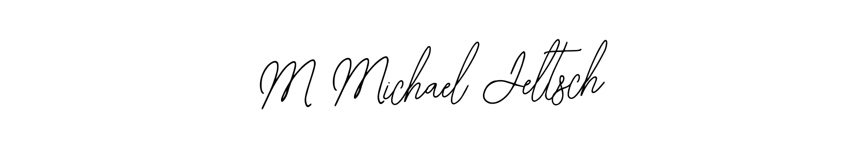 How to make M Michael Jeltsch name signature. Use Bearetta-2O07w style for creating short signs online. This is the latest handwritten sign. M Michael Jeltsch signature style 12 images and pictures png
