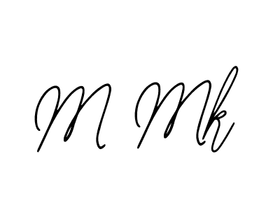 M Mk stylish signature style. Best Handwritten Sign (Bearetta-2O07w) for my name. Handwritten Signature Collection Ideas for my name M Mk. M Mk signature style 12 images and pictures png