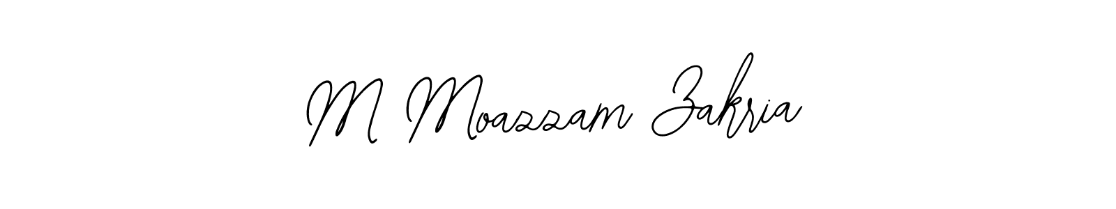 Make a beautiful signature design for name M Moazzam Zakria. Use this online signature maker to create a handwritten signature for free. M Moazzam Zakria signature style 12 images and pictures png