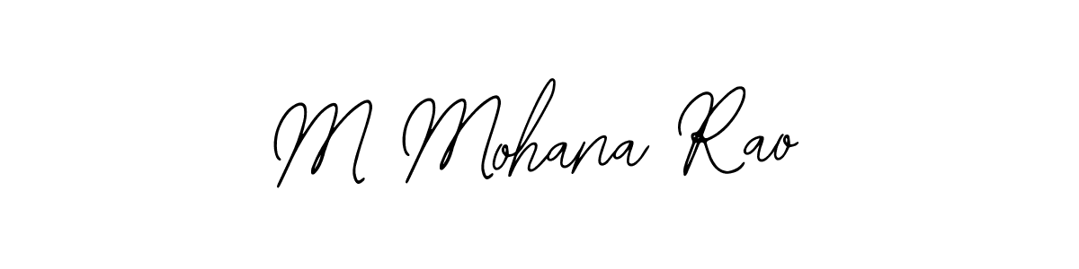 How to Draw M Mohana Rao signature style? Bearetta-2O07w is a latest design signature styles for name M Mohana Rao. M Mohana Rao signature style 12 images and pictures png