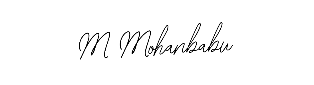 Design your own signature with our free online signature maker. With this signature software, you can create a handwritten (Bearetta-2O07w) signature for name M Mohanbabu. M Mohanbabu signature style 12 images and pictures png