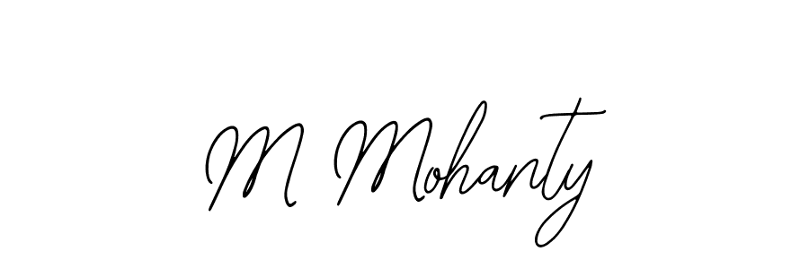 The best way (Bearetta-2O07w) to make a short signature is to pick only two or three words in your name. The name M Mohanty include a total of six letters. For converting this name. M Mohanty signature style 12 images and pictures png