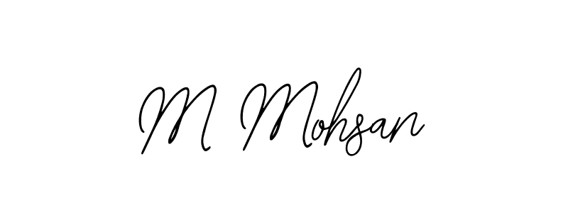 Also we have M Mohsan name is the best signature style. Create professional handwritten signature collection using Bearetta-2O07w autograph style. M Mohsan signature style 12 images and pictures png