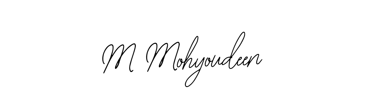 You can use this online signature creator to create a handwritten signature for the name M Mohyoudeen. This is the best online autograph maker. M Mohyoudeen signature style 12 images and pictures png