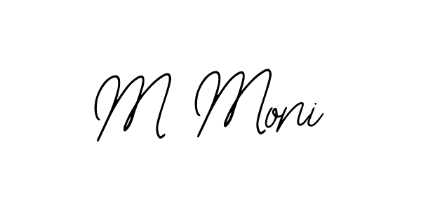 Bearetta-2O07w is a professional signature style that is perfect for those who want to add a touch of class to their signature. It is also a great choice for those who want to make their signature more unique. Get M Moni name to fancy signature for free. M Moni signature style 12 images and pictures png
