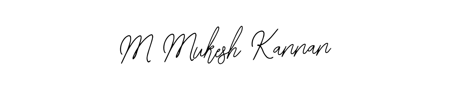 Also You can easily find your signature by using the search form. We will create M Mukesh Kannan name handwritten signature images for you free of cost using Bearetta-2O07w sign style. M Mukesh Kannan signature style 12 images and pictures png