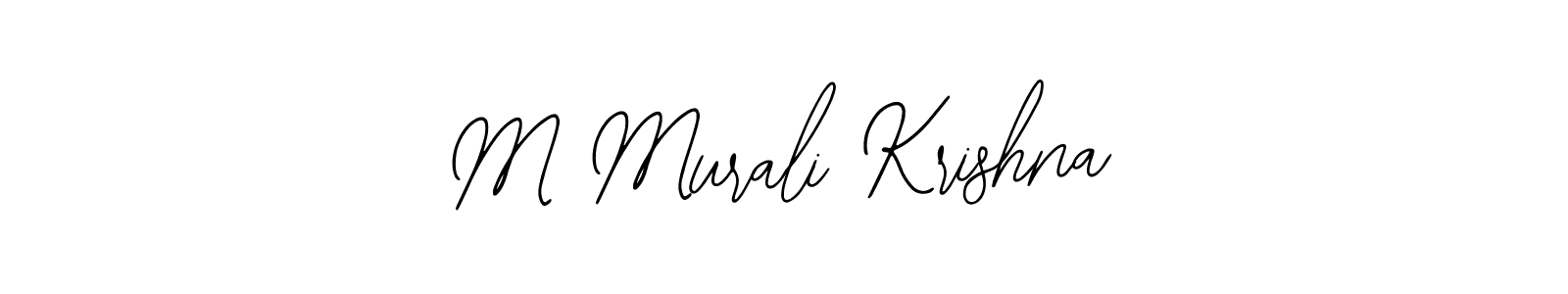 Also we have M Murali Krishna name is the best signature style. Create professional handwritten signature collection using Bearetta-2O07w autograph style. M Murali Krishna signature style 12 images and pictures png