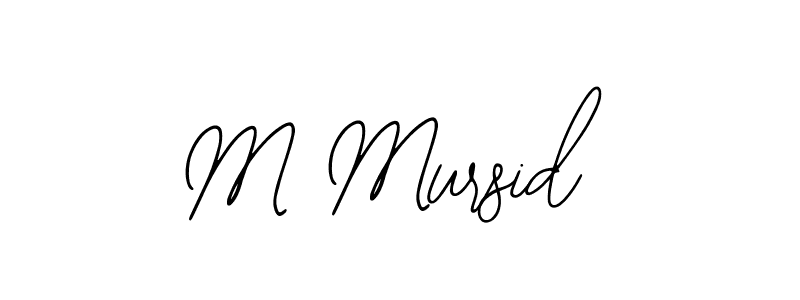 You can use this online signature creator to create a handwritten signature for the name M Mursid. This is the best online autograph maker. M Mursid signature style 12 images and pictures png