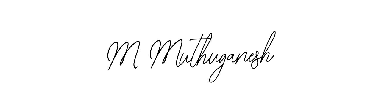 if you are searching for the best signature style for your name M Muthuganesh. so please give up your signature search. here we have designed multiple signature styles  using Bearetta-2O07w. M Muthuganesh signature style 12 images and pictures png
