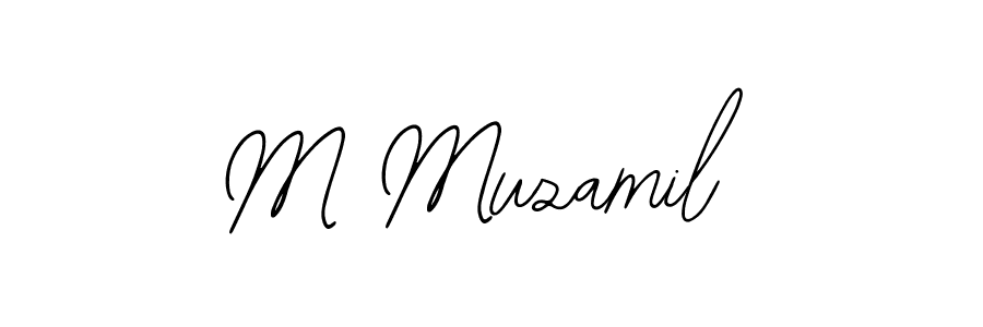 Make a beautiful signature design for name M Muzamil. With this signature (Bearetta-2O07w) style, you can create a handwritten signature for free. M Muzamil signature style 12 images and pictures png