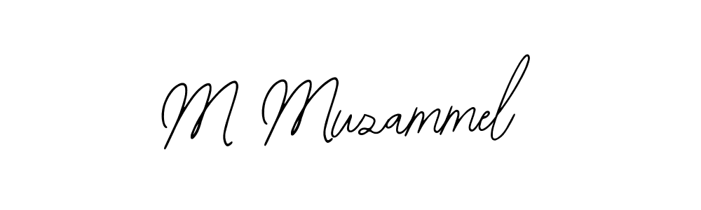 M Muzammel stylish signature style. Best Handwritten Sign (Bearetta-2O07w) for my name. Handwritten Signature Collection Ideas for my name M Muzammel. M Muzammel signature style 12 images and pictures png