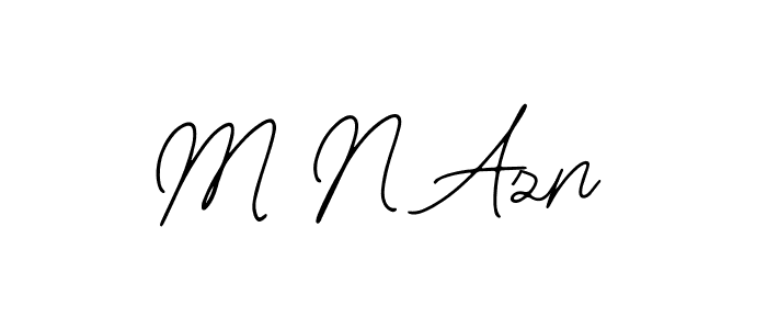 Similarly Bearetta-2O07w is the best handwritten signature design. Signature creator online .You can use it as an online autograph creator for name M N Azn. M N Azn signature style 12 images and pictures png