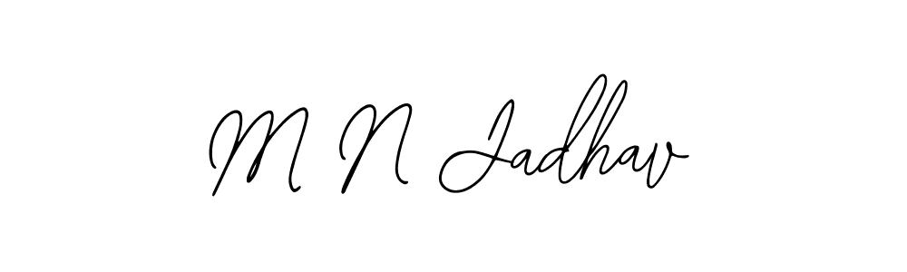 How to make M N Jadhav signature? Bearetta-2O07w is a professional autograph style. Create handwritten signature for M N Jadhav name. M N Jadhav signature style 12 images and pictures png