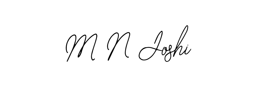 How to make M N Joshi signature? Bearetta-2O07w is a professional autograph style. Create handwritten signature for M N Joshi name. M N Joshi signature style 12 images and pictures png